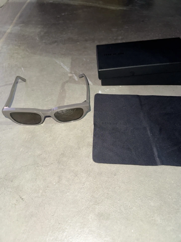 Fear Of God Grey Ant Sunglasses The 1983 Frame Taupe - Image 2 of 4