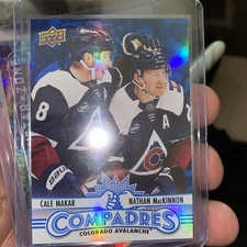 2025-26 UD Series 1 Nathan MacKinnon / Cale Makar #CM-10 Compadres Speckle