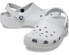 Classic Crocs Clogs Unisex GREY PINK Same Day Shipping Brand New