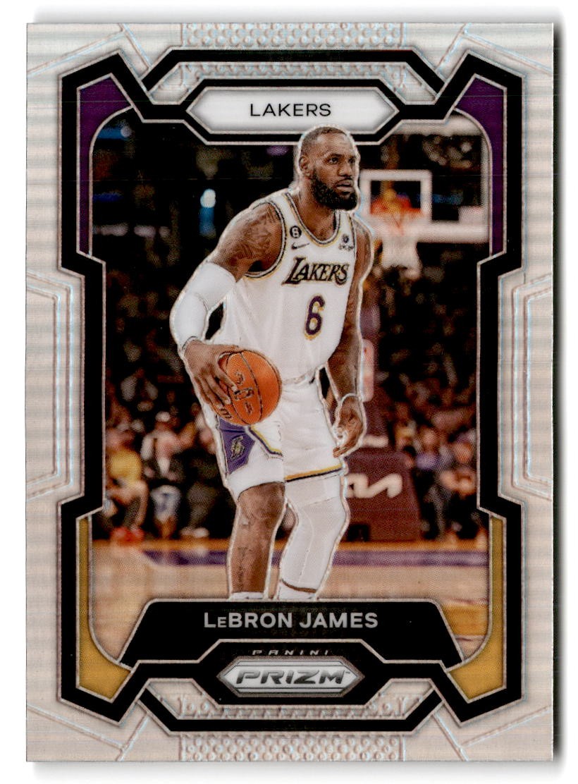 2023-24 Panini Prizm #63 LeBron James Prizms Silver