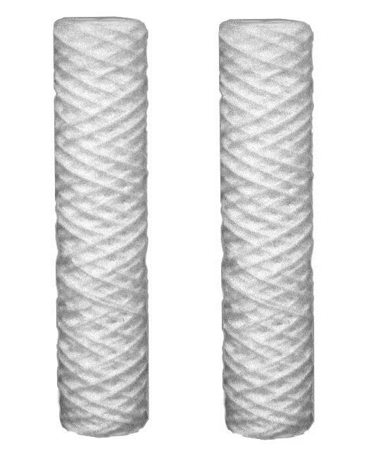 2 x Sediment 5 Micron Water Filter Cartridges fits all 10"" Reverse Osmosis