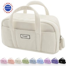 Pencil Case Pouch Extra Big 5 Compartments Zipper Cute Aesthetic for Teen Girls