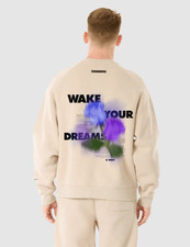 G WEST DREAM WAKE CREWNECK - OXFORD TAN