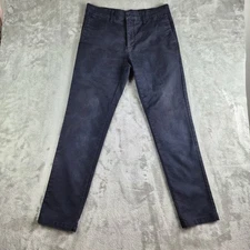 Carhartt WIP Sid Pants Men 32x32 Black Slim Tapered Chino Stretch Twill Workwear