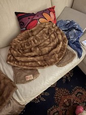 real mink fur shawl wrap