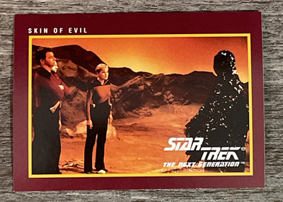 Skin Of Evil 1991 STAR TREK THE NEXT GENERATION TNG #52    *M167*