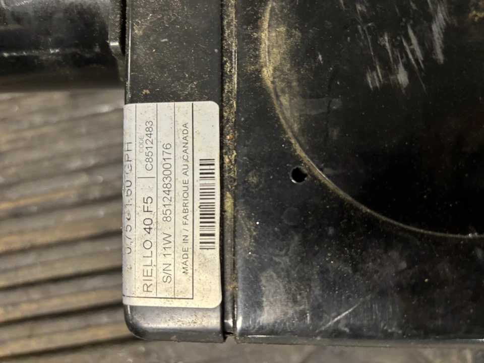 Riello 40 Series F5 Oil Burner -- replaces Mectron 3M 5M F4 F5 - Peerless boiler - Изображение 4 из 4