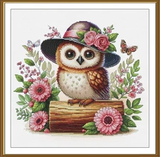 Creative Сross Stitch Embroidery Kit "Little mademoiselle" Nova Sloboda