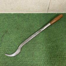 Large Vintage ward & Payne Swan Neck Mortice Chisel, socketed Wooden Handle.