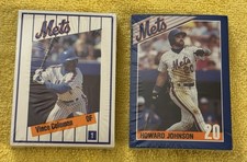 1993 New York Mets Baseball Card Giveaway Sets (2) Shea Stadium Sealed Kahn’s