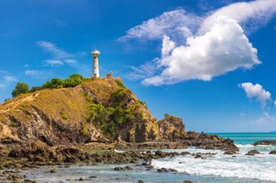 Wandbild: Leuchtturm im MU KO Lanta Nationalpark auf Koh Lanta Yai Island, [...]