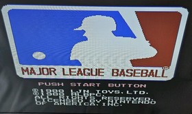 MLB Major League Baseball Nintendo NES 1988 CARTRIDGE w/SLEEVE TESTED/PLAYS EUC