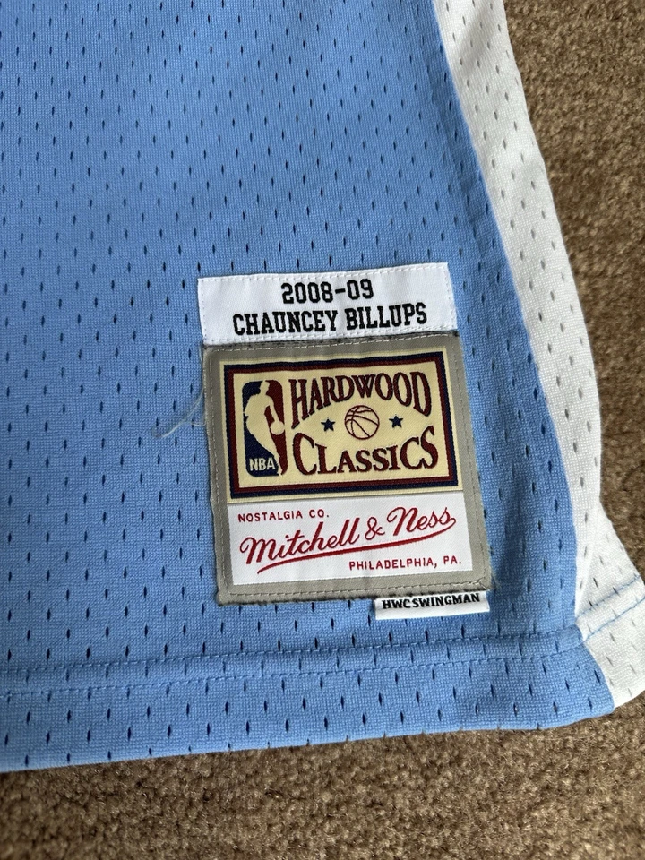 Camiseta deportiva Mitchell & Ness Denver Nuggets Chauncey Billups para hombre XXL azul Foto 3 de 4