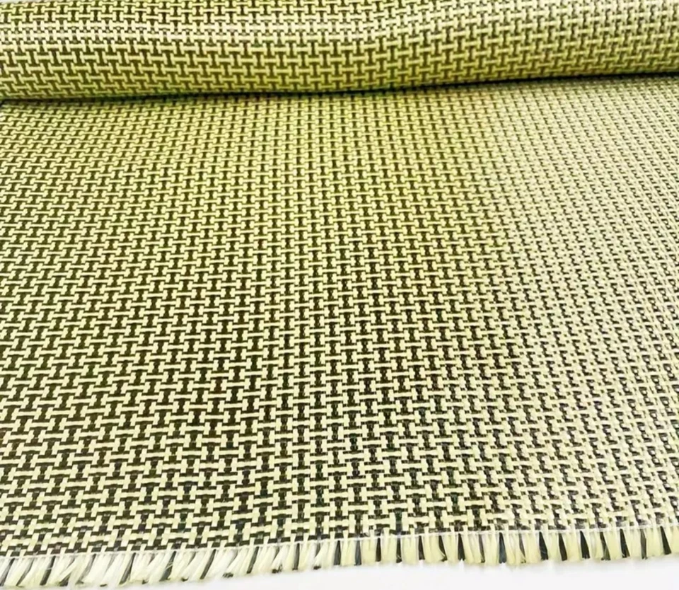 D-C-FIX Carbon Kevlar 200gsm H-I Pattern 200mm X 300mm A4 Sheet made with Kevlar