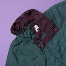 Vintage Columbia Bugaboo Jacket Mens Medium Teal Burgundy Fall 90s Zip