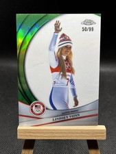 2026 Topps Chrome U.S. Winter Olympic  - Lindsey Vonn Green Refractor /99