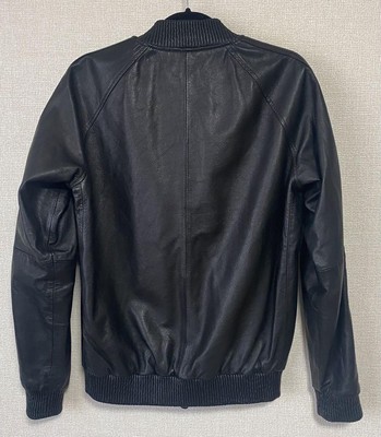 AVIREX LEATHER TRACK JACKET | eBay