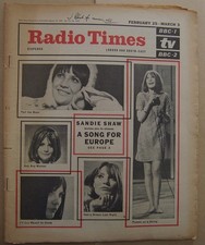 Radio Times/1967/Sandie Shaw/Song for Europe/Michael Faraday/The Troubleshooters