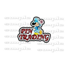 Disney World Pin Trading Mickey ugl Scrapbook Paper Piece Piecing Die Cut