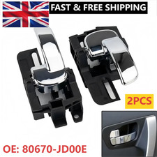 2X Car Left Right Front Rear Inner Door Handle For Nissan Qashqai J10 2007~2013