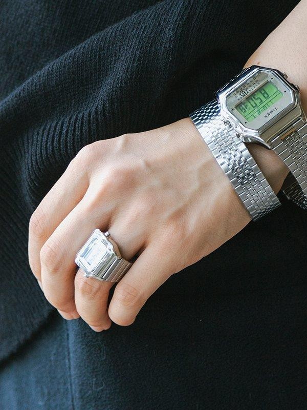MM6 x TIMEX Ring Watch Finger Ring SM New Margiela Unused | eBay