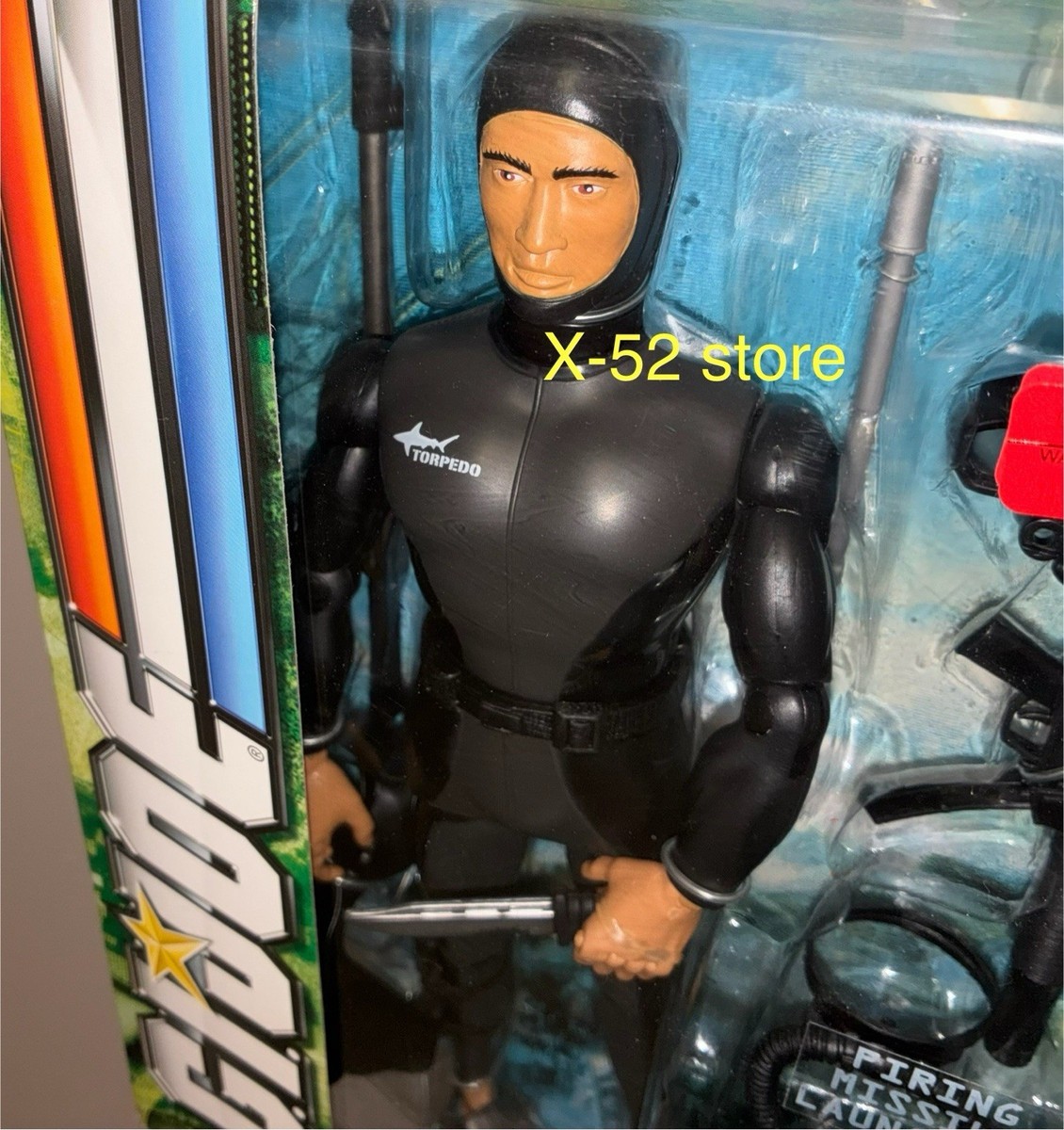 GI Joe 12in Navy Seal Code Name Lt Torpedo figure doll gijoe scuba