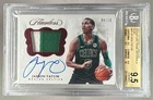 Jayson Tatum 2017 Panini Flawless Ruby Prime Patch RC Auto 4/15 BGS 9.5/10