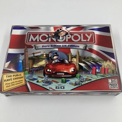 Monopoly Here & Now Limited Edition | Familien Würfel Brettspiel |