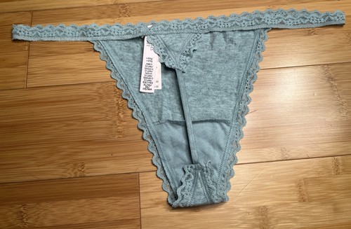 Victoria's Secret Women’s Sexy Lace-Trim V-String Thong Panties/Underwear|Sz:XL - Picture 9 of 9