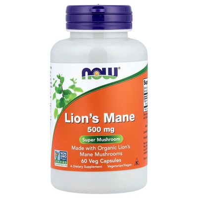 Lion's Mane, 500 mg, 60 Veg Capsules