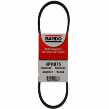 Bando 4pk875 Serpentine Belt For Toyotahondamazdadodgehyundai 1985-2010 Bando 4pk875 Serpentine Belt For Toyotahondamazdadodgehyundai 1985-2010