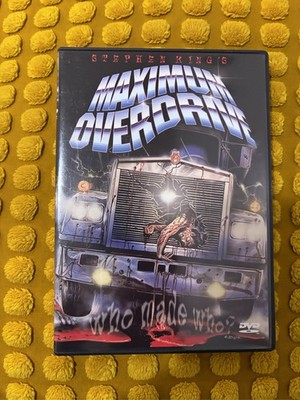 Stephen King's Maximum Overdrive DVD 1986 Emilio Estevez Horror Movie