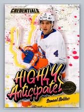 2023-24 Upper Deck Credentials - Highly Anticipated Samuel Bolduc #HA-26 (RC)