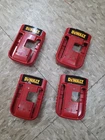 NEW Genuine OEM DeWalt FlexVolt Red ABS Battery Cap Covers Lot of 4