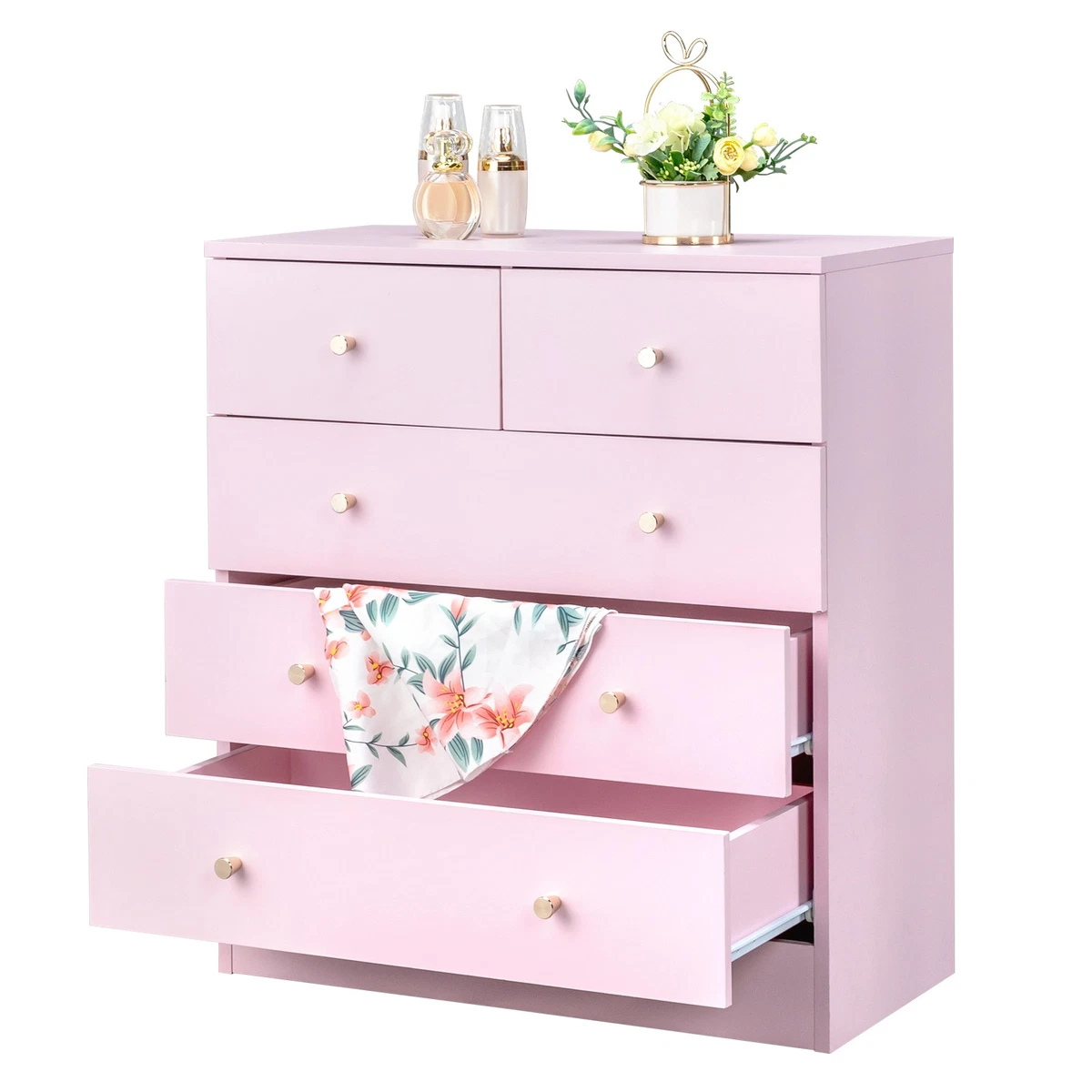 Pink Dressers and Chests of Drawers for sale - eBay