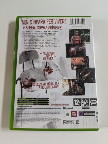 Gioco Obscure Microsoft Xbox original PAL Ita Completo - Imagen 2 de 4