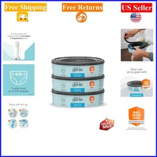 Diaper Genie Refill Bags 270 Count Pack of 3 Max Odor Lock for Newborn Diapers