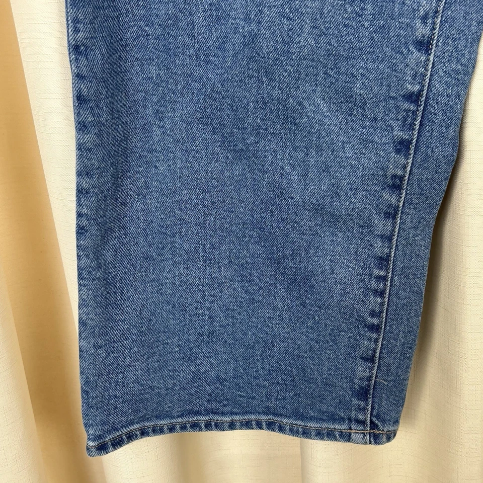 Lee Riders Womens Cropped Hi Wide Jeans Wide Leg High Waist Size 6 - image 4 of 4