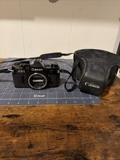 Canon AE-1 35mm Film SLR Camera Body, Black CAMERA BODY ONLY NOT TESTED