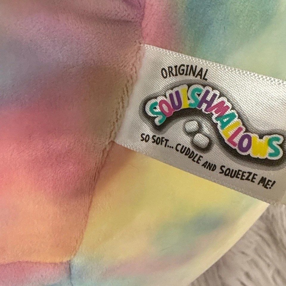 Malvaviscos Jaime Colorido Tie-Dye Unicornio Pegaso Peluche Jumbo 16" Nuevo con Etiquetas Nuevo Foto 4 de 4