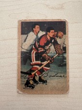 1953-54 Parkhurst #75 Gus Bodnar - Chicago Blackhawks (vM1)