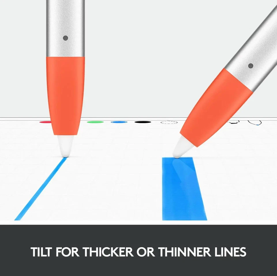 Lápiz digital Logitech Crayon para Apple iPad 2018 y superior naranja 914-000033 Foto 4 de 4