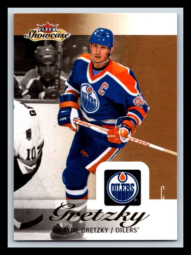 2013-14 Fleer Showcase  #31 Wayne Gretzky Edmonton Oilers - Picture 1 of 2