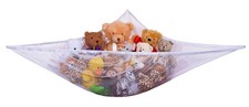 Jumbo Toy Hammock - Organize stuffed animals or children's toys with the mesh...