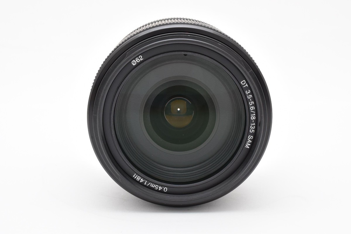 SONY DT 18-135mm F3.5-5.6 SAM SAL18135 A-mount Lens From Japan