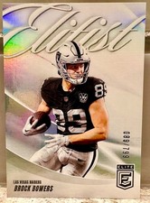 JERSEY # MATCH! 2025 Panini Donruss Elite Brock Bowers 89/799! RAIDERS (1/1)!
