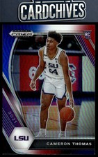 Cameron Thomas 2021 Panini Prizm Draft Picks #18b Red White Blue