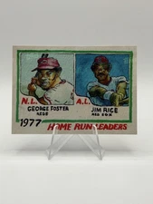2025 Friedman Shoebox Treasures Topps Logo Laminate /35 Jim Rice George Foster