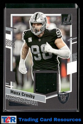 2023 Donruss #DTH-MXC Maxx Crosby Donruss Threads | eBay