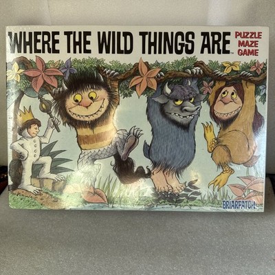 WHERE THE WILD THINGS ARE. PUZZLE MAZE GAME. BRIARPATCH. VINTAGE. NEW SEALED